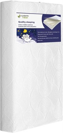 Memory Foam Crib Mattress, Dual Side Toddler Mattress