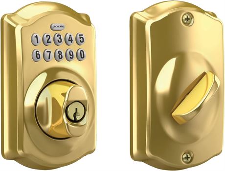 Schlage BE365 CAM 505 Camelot Keypad Deadbolt