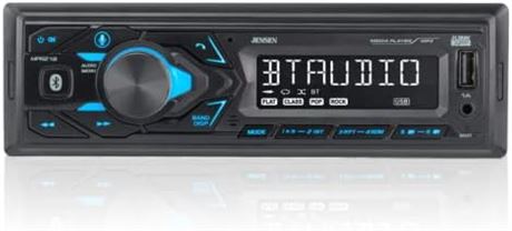 JENSEN MPR210 7 Character LCD Single DIN Car Stereo Radio