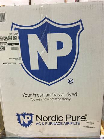 Nordic Pure 16x25x1 AC Air Filters 6 Pack