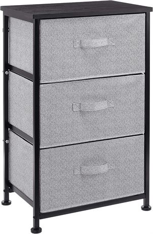 Amazon Basics Fabric 3-Drawer Storage Organizer Unit for Closet