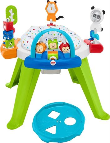 Fisher-Price Baby to Toddler -Toy 3-In-1 Spin & Sort Activity Center