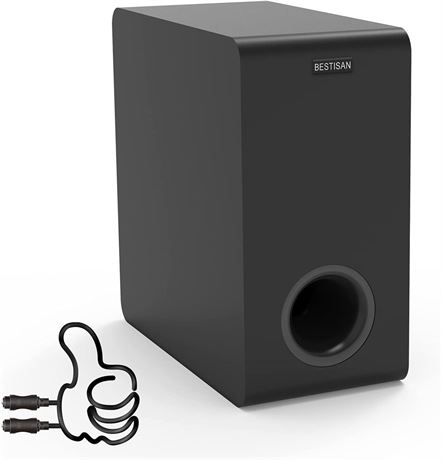 Bestian 6.5" Active Home Audio Subwoofer