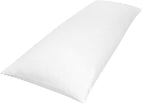 Soft-Tex SofLOFT Body Pillow, 20" x 54", White