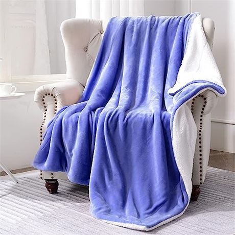 SOCHOW Sherpa Fleece Throw Blanket, 60"x80"