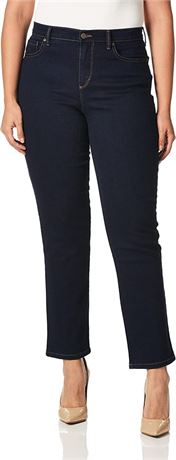 Gloria Vanderbilt Classic Amanda High Rise Jean, Rinse Noir, Size 14