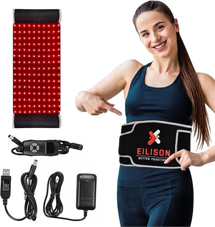 EILISON Red Light Therapy for Body Fat Loss - Grey/Black