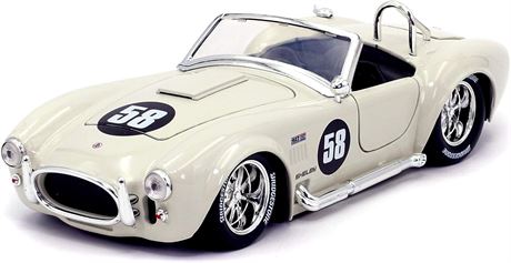 Jada Toys Bigtime Muscle 1:24 1965 Shelby Cobra 427 S/C Die-cast Car