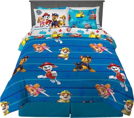 Franco Kids Bedding Super Soft Comforter and Sheet Set with Sham, 7 Piece Full