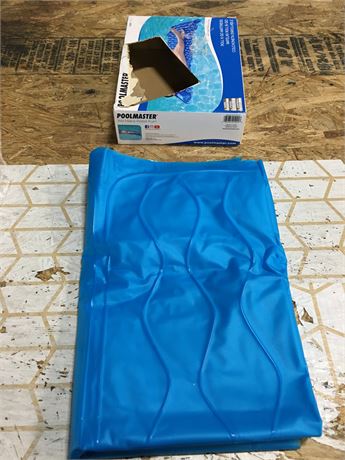 Poolmaster Roll 'N Go Swimming Pool Mattress Float, Blue