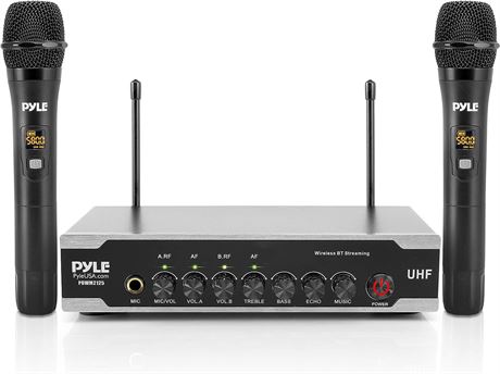 Pyle Portable Uhf Wireless Microphone System