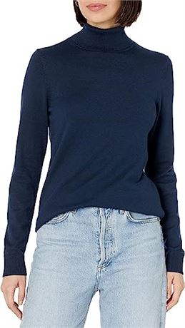 Women's Classic-Fit Lightweight Long-Sleeve Turtleneck Sweater, X-Sm