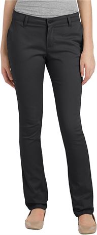 Dickies Juniors Stretch Straight Leg Pant - Black - 3