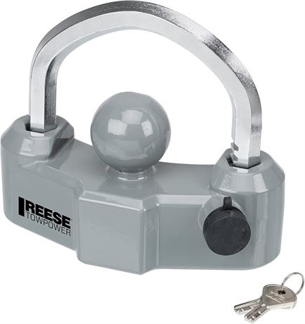 Reese Towpower 7088300 Heavy Duty Coupler Lock, Grey