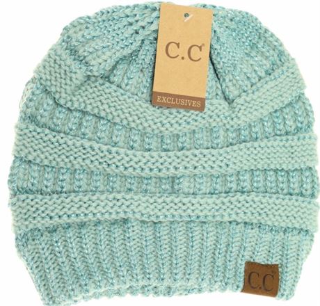 Metallic CC Beanies HAT20AM - Mint - One Size Fits All