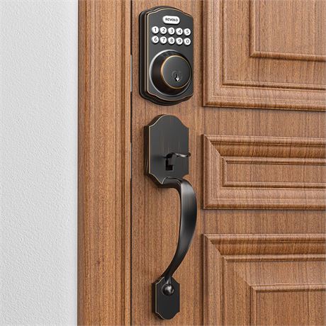 Revolo RE001 Electronic Keypad Deadbolt, Oil Rubbed Bronze