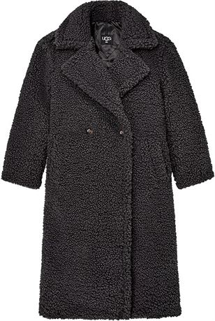 UGG Women's Gertrude Long Teddy Coat