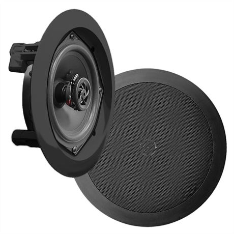 PYLE PDIC81RDBK - in-Wall / in-Ceiling Dual 8-inch Speaker System 2-Way