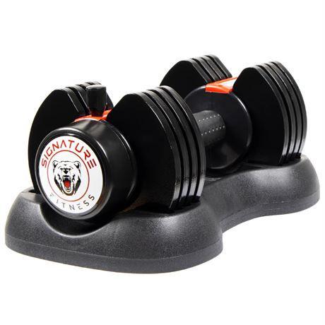 QUICKLOCK 25LB ADJUSTABLE DUMBBELL