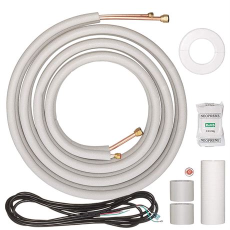 Senville 25 Ft. Insulated Line Set - 1/4'' and 1/2"