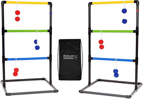 Classic GoSports Ladder Toss Set with 6 Soft Rubber Bolo Balls