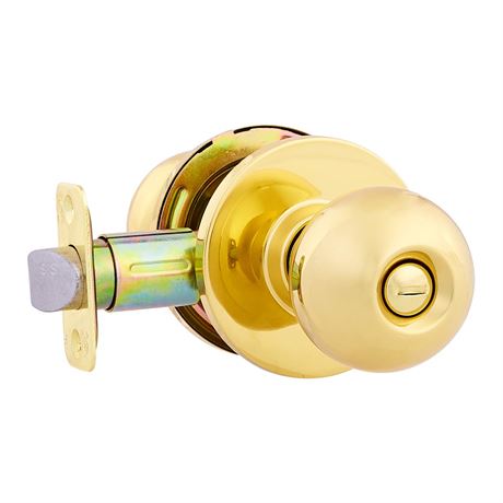 AmazonCommercial Grade 2 Privacy Door Knob Handle with Cylindrical Lockset