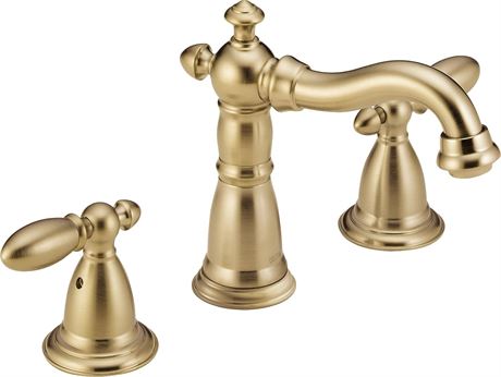 Delta Faucet Victorian Widespread Bathroom Faucet 3 Hole