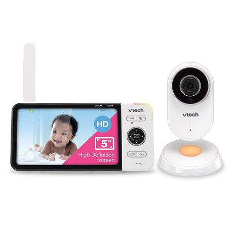 VTech VM818HD Video Monitor, 5-inch 720p HD Display, Night Light