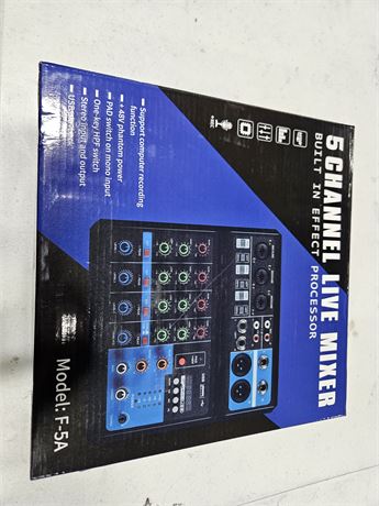 5 Channel Live Mixer