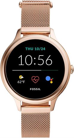 Fossil Women's Gen 5E 42mm Stainless Steel Touchscreen Smartwatch