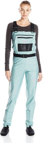 Caddis Women's Teal Deluxe Breathable Stocking Foot Chest Wader - Large