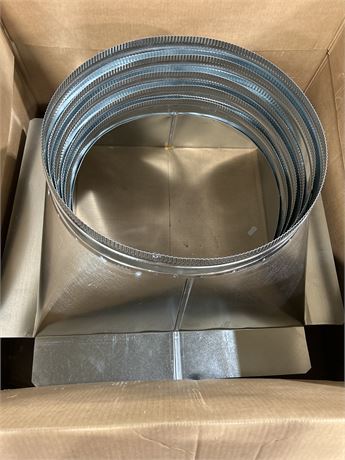 20 inch Aluminum Duct Work Adapter- Set of 6