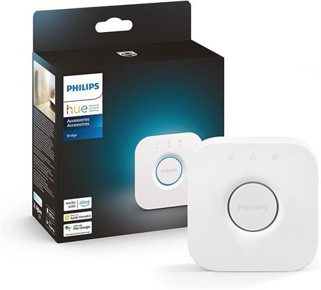 Philips Hue Bridge, Full Suite of Features for Hue Smart Lights/Accessories