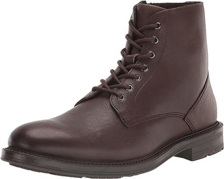 Vince Camuto Men's Langston Lace Up Boot Fashion, Anthracite, 8