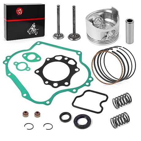 290cc Engine Rebuild Kit Piston & Ring Gasket Seal Intake Exhaust Valve