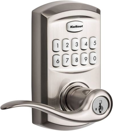 Kwikset 99170-001 SmartCode 917 Keypad, Satin Nickel