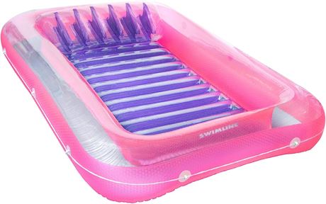 SWIMLINE ORIGINAL Suntan Tub Inflatable Tanning Pool Float For Adults