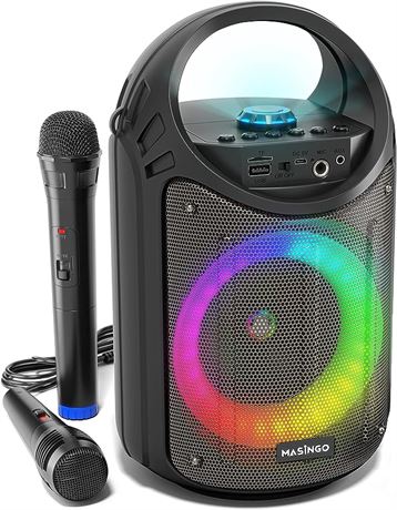 MASINGO 2023 NEW Bluetooth Karaoke Machine for Adults