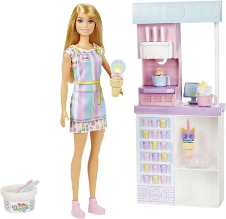 Barbie Careers Doll & Accessories, Ice Cream Shop Playset