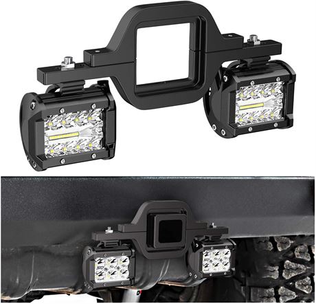 Nilight 2 PCS 4 Inch 60W LED Light Bar