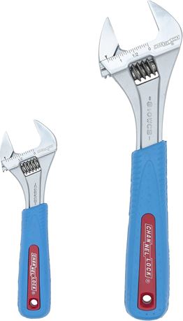 Adj. Wrench Set, Jaw Cap. 15/16, 1-3/8 In