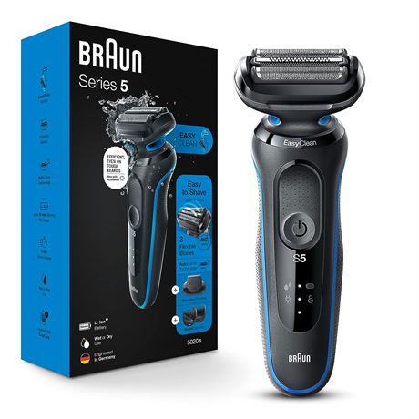 Braun Series 5 5020 Electric Razor for Men Foil Shaver - Black