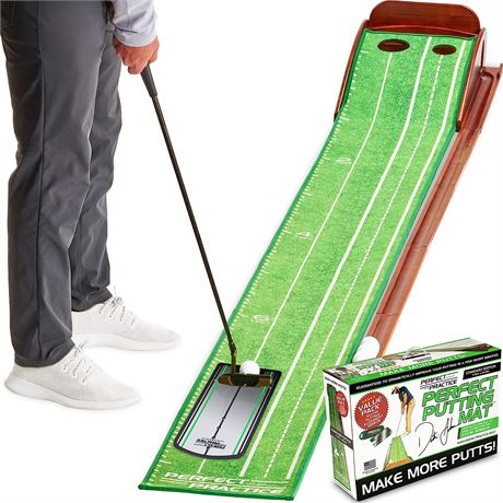 PERFECT PRACTICE Putting Mat - Indoor Golf Putting Green