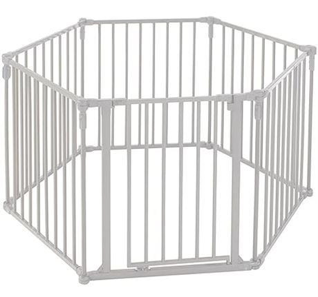 Toddleroo by North States 3 in 1 Metal Superyard: 151" Long Xtra Wide Baby Gate