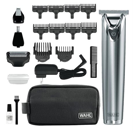 Wahl USA Stainless Steel Lithium Ion 2.0+ Beard Trimmer - 9864SS