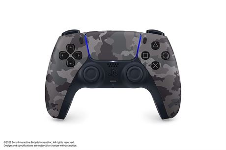 PlayStation DualSense Wireless Controller, Gray Camouflage