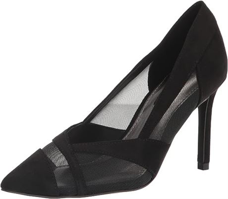 NINE WEST Women's EVANI Pump, Black, 8