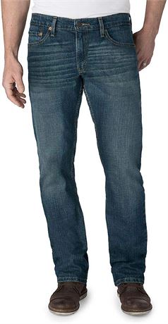 Signature by Levi Strauss & Co. Gold Label Men's Straight Fit Jeans, 34x30