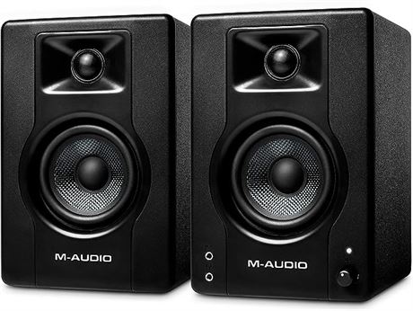 M-Audio BX3 3.5" Studio Monitors, HD PC Speakers for Recording