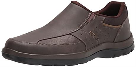 Rockport Men's Get Your Kicks Slip-On Brown Loafer 9 M (D)-9 M